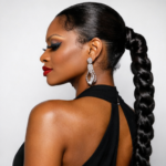 elite strands by jamese, sleek ponytail, black women hair styles 2026, braided ponytail, bay area california hairstylist